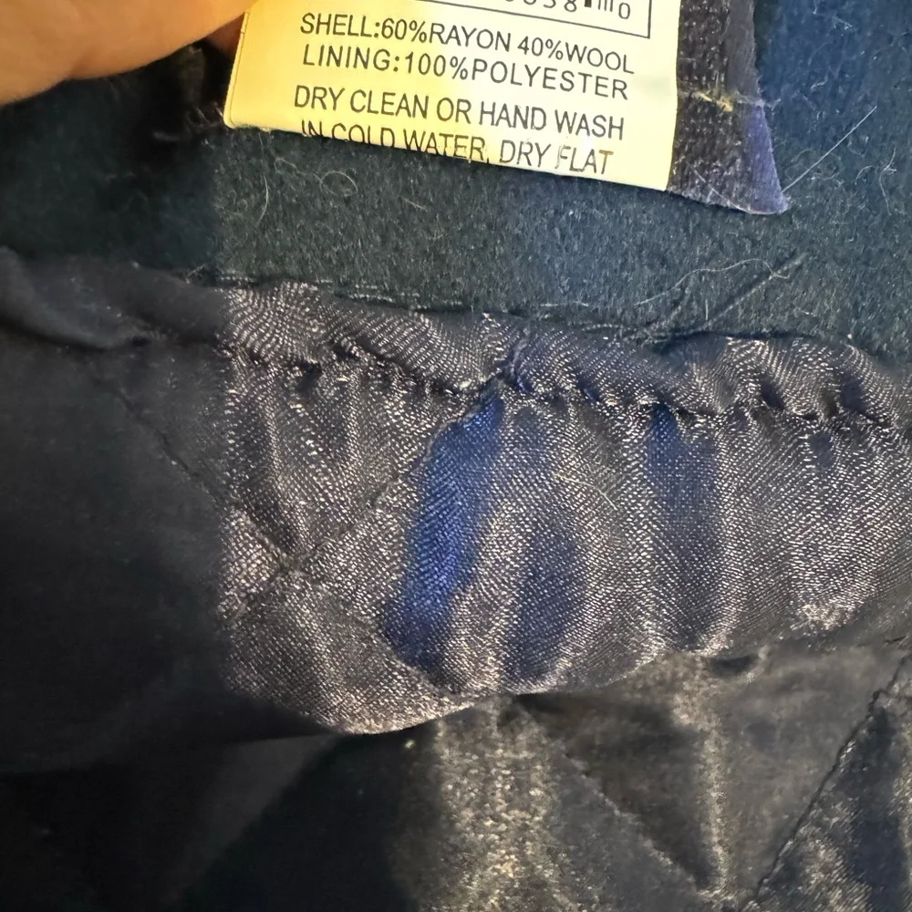 Toggle Wool Dog Coat